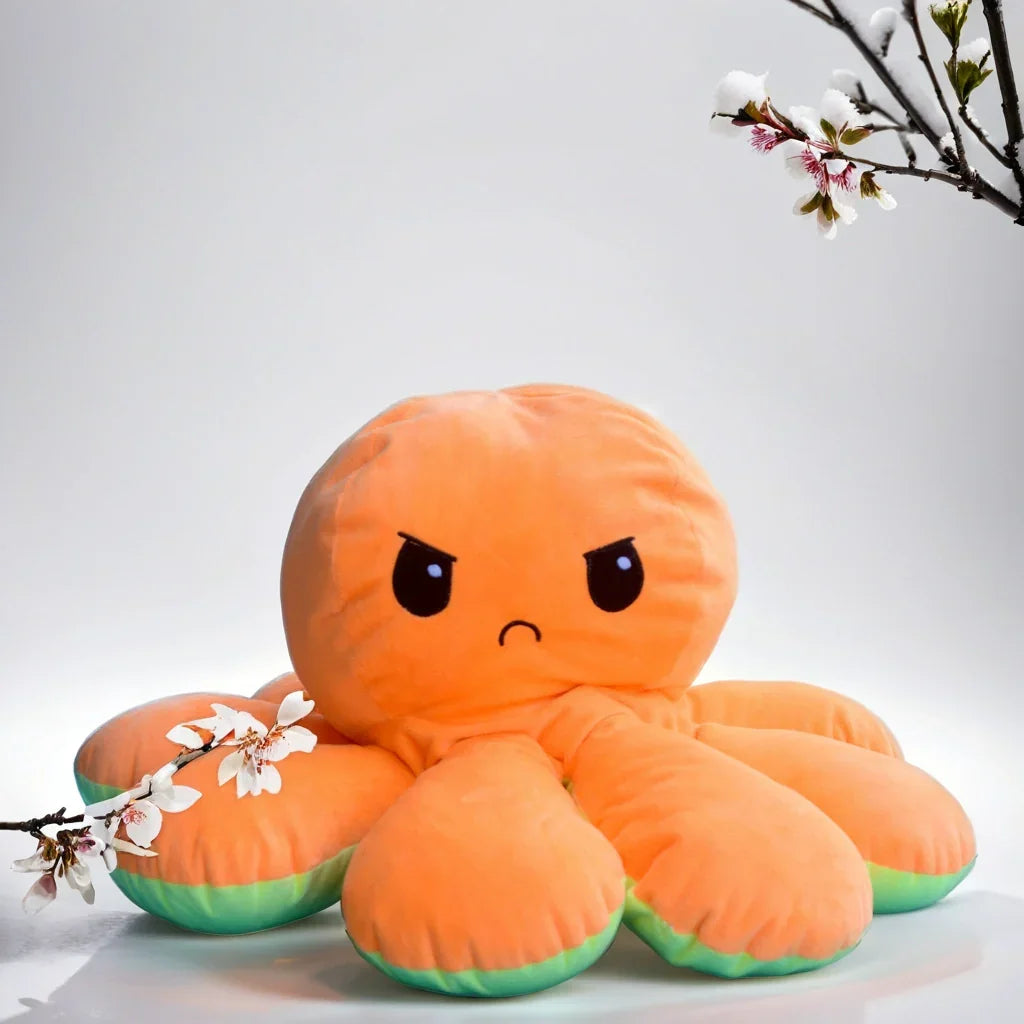 Big Reversible Octopus Plush Toy - Shri Toys