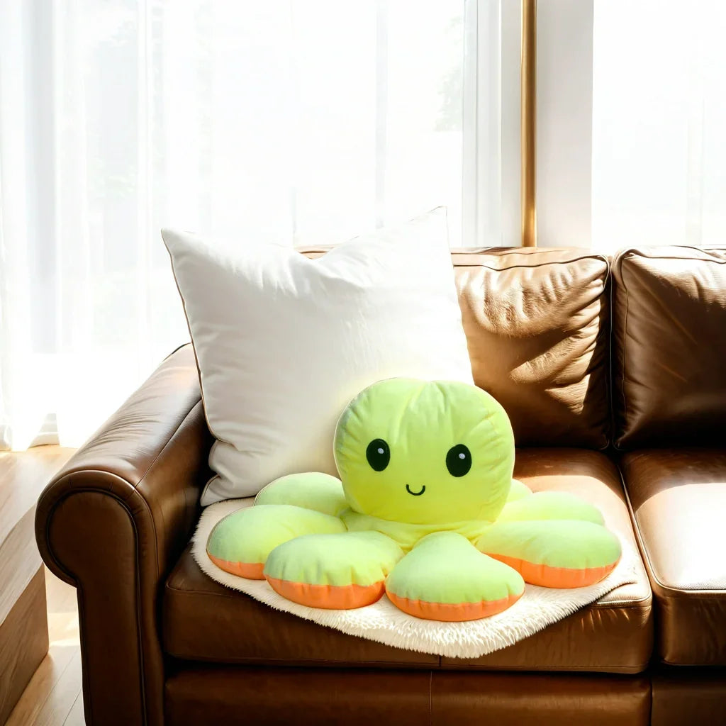 Big Reversible Octopus Plush Toy - Shri Toys