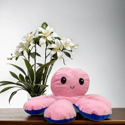 Big Reversible Octopus Plush Toy - Shri Toys
