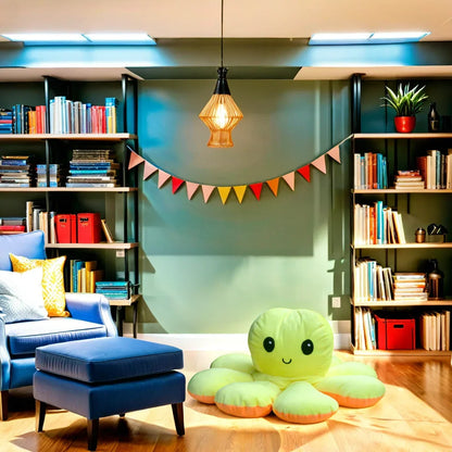 Big Reversible Octopus Plush Toy - Shri Toys