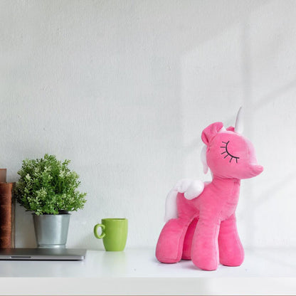 Pink Unicorn Plush Soft Toy - Shri Toys