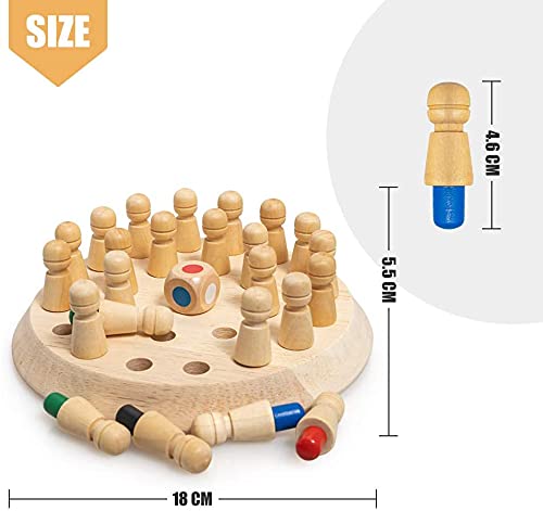 Wooden Memory Match Game – Brain Boosting Toy for Kids