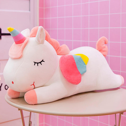 White Unicorn Plush Soft Toy - Shri Toys